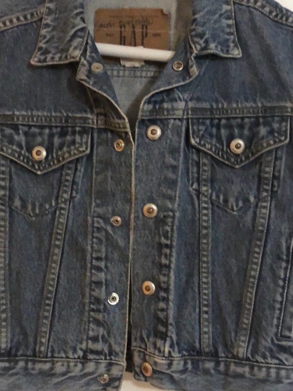GAP Blue Stonewash Denim Jacket